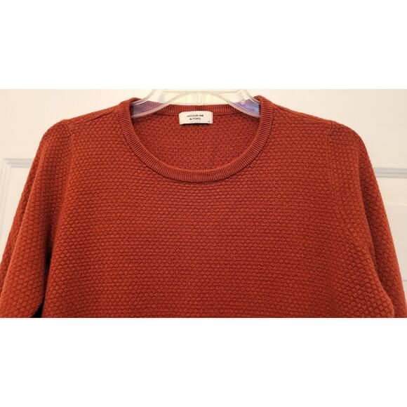 Jacqueline De Yong Women Burnt Orange Sweater Size Medium - Picture 10 of 13